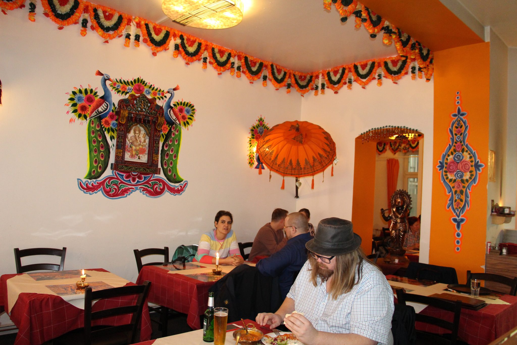 view of Indian restaurant in Berlin